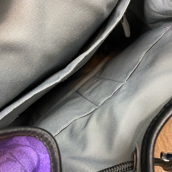 Coach Color Block Track Backpack Signature Leather Bright Blue Men’s - Picture 7 of 11